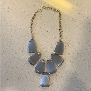 Kendra Scott Harlow Gold Statement Necklace - Gray